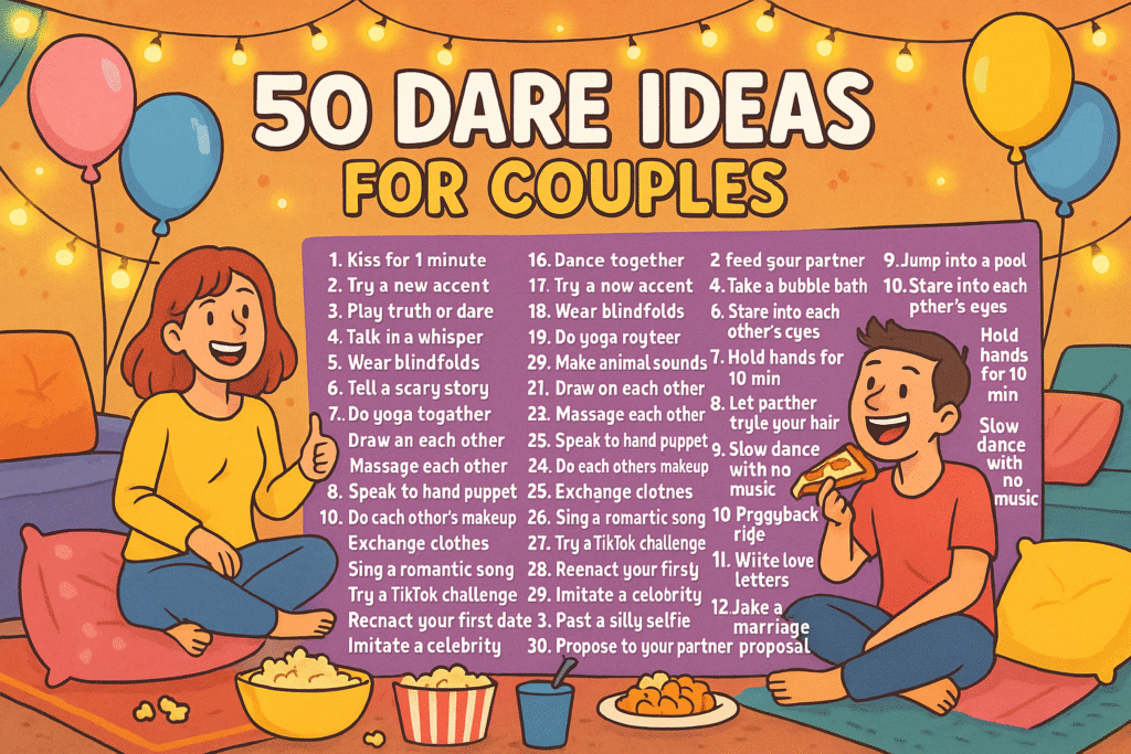 50 Dare Ideas for Couples