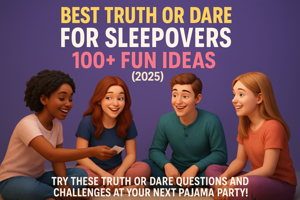 Best Truth or Dare for Sleepovers 100+ Fun Ideas (2025)