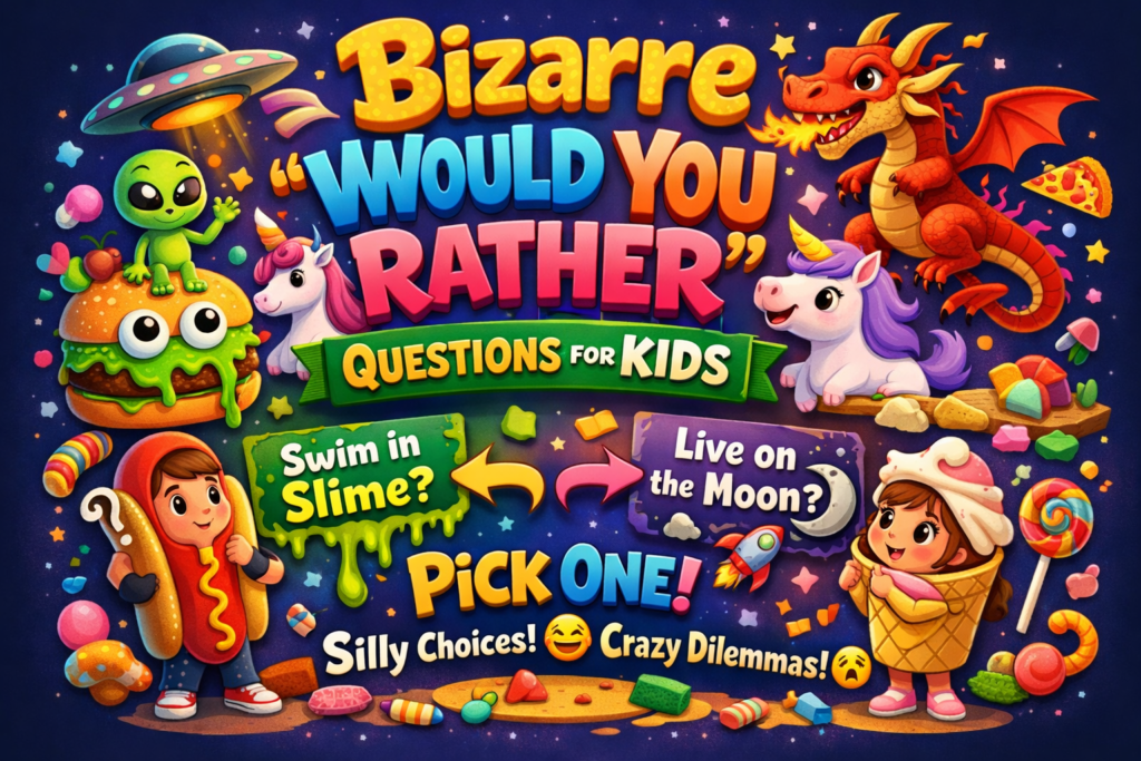Bizarre Would You Rather Questions for Kids