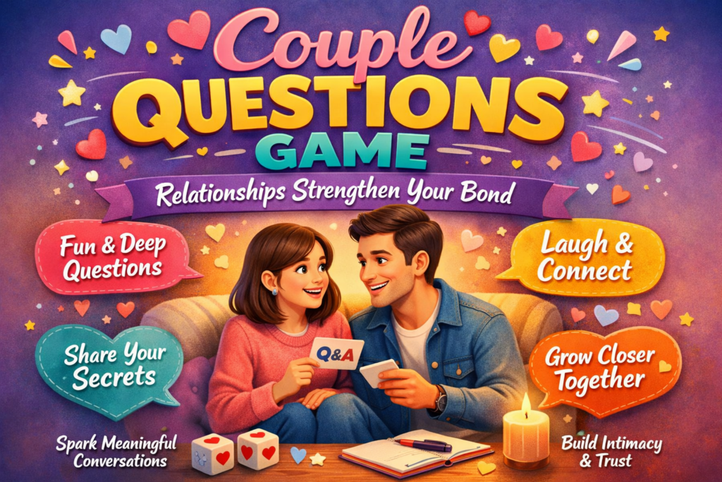 Couple Questions Game Relationships Strengthen Your Bond