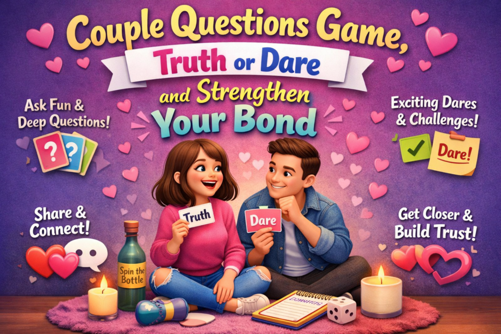 Couple Questions Game, Truth or Dare, and Strengthen Your Bond
