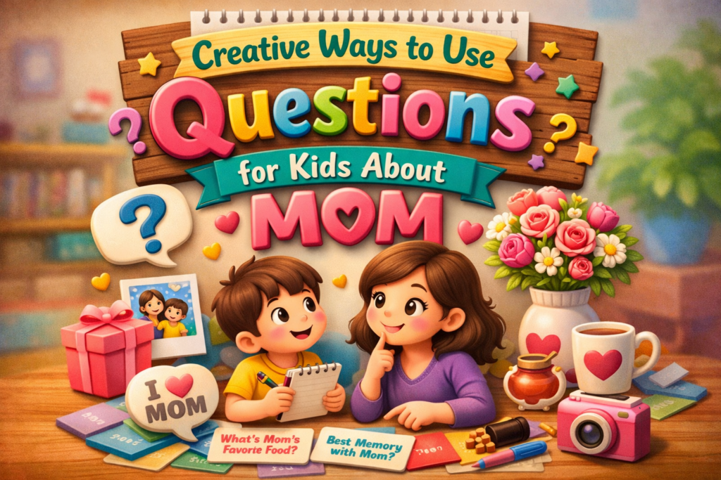 Creative Ways to Use Questions for Kids About Mom