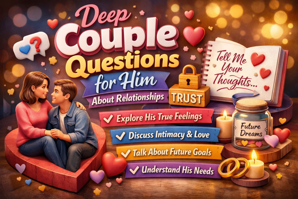 Deep Couple Questions for Him About Relationships