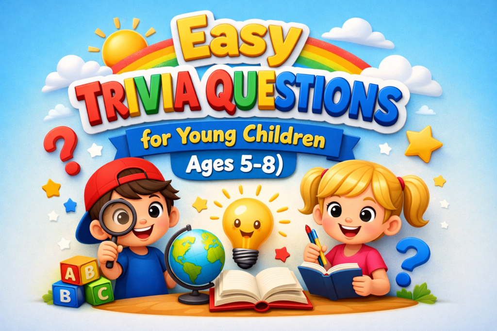 Easy Trivia Questions for Young Children (Ages 5-8)