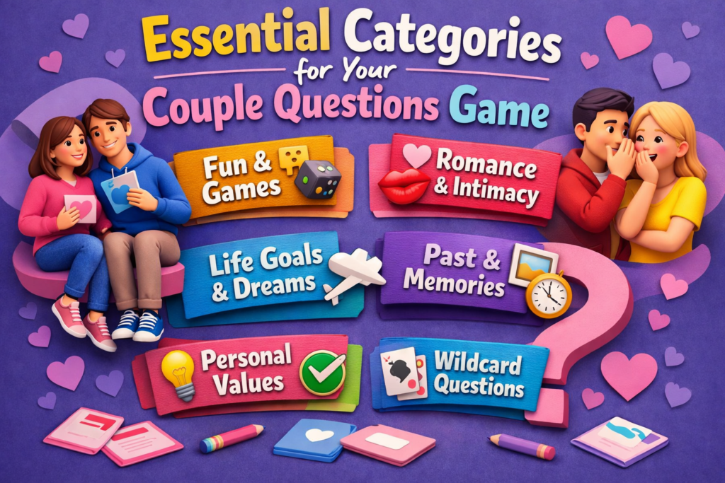Essential Categories for Your Couple Questions Game