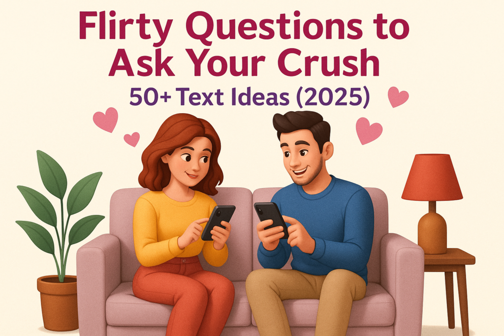 Flirty Questions to Ask Your Crush 50+ Text Ideas (2025)