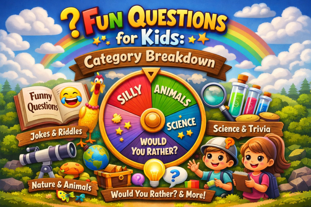 Fun Questions for Kids Category Breakdown