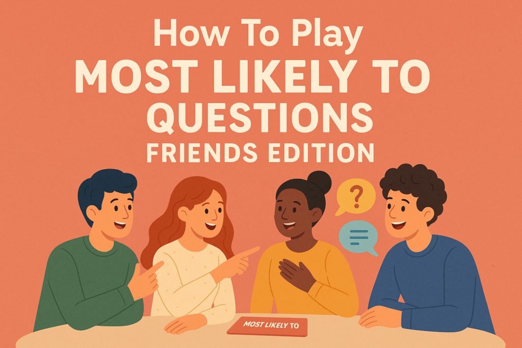 How To Play Most Likely To Questions Friends Edition (2)