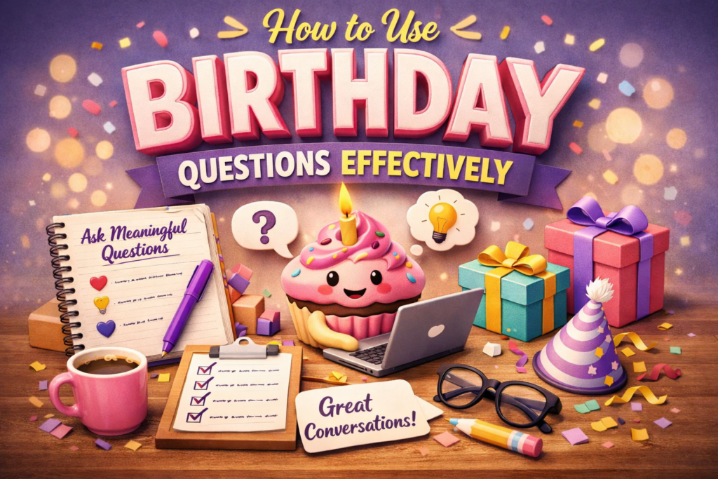 How to Use Birthday Questions Effectively