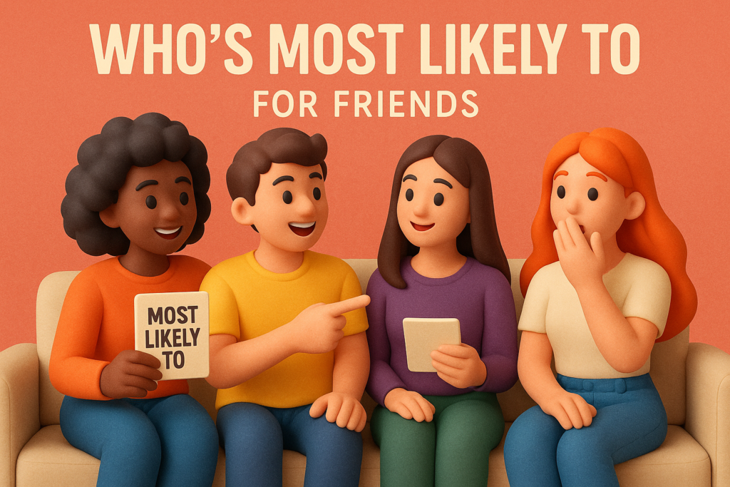Most Likely To Questions Friends Deep & Fun Game Ideas
