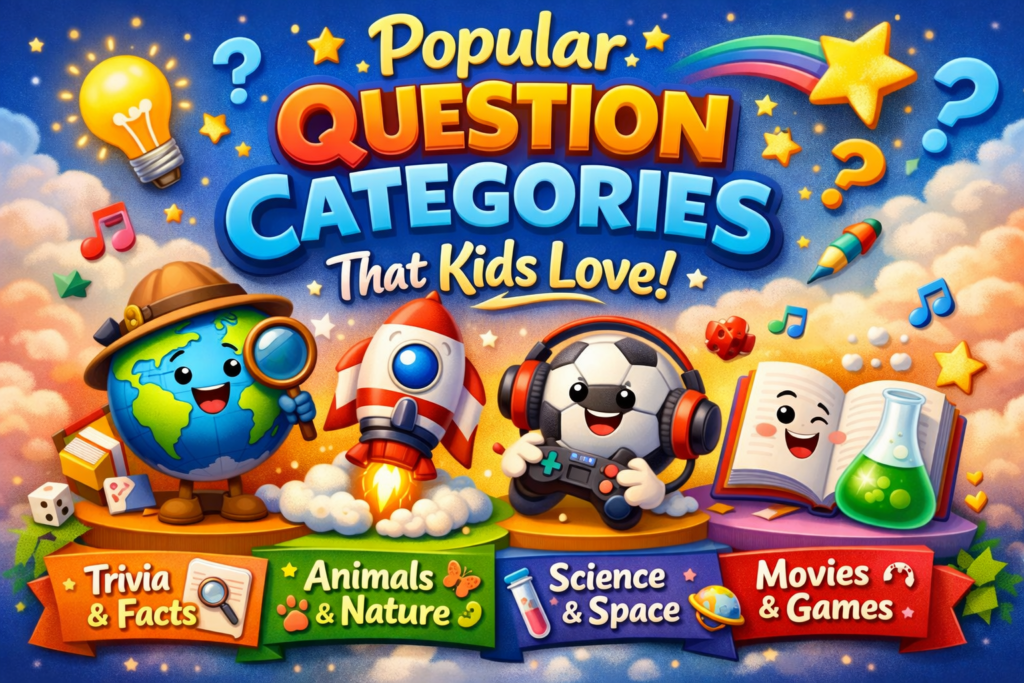 Popular Question Categories That Kids Love