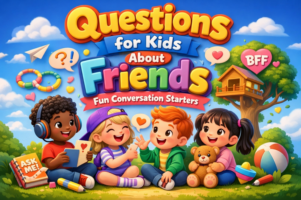 Questions for Kids About Friends Fun Conversation Starters