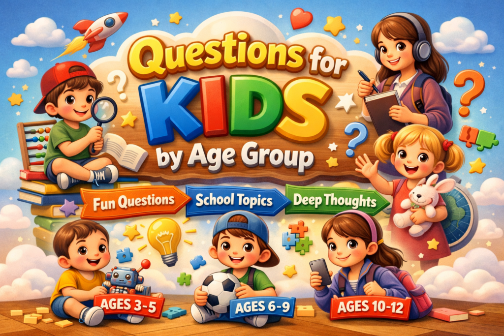 Questions for Kids by Age Group