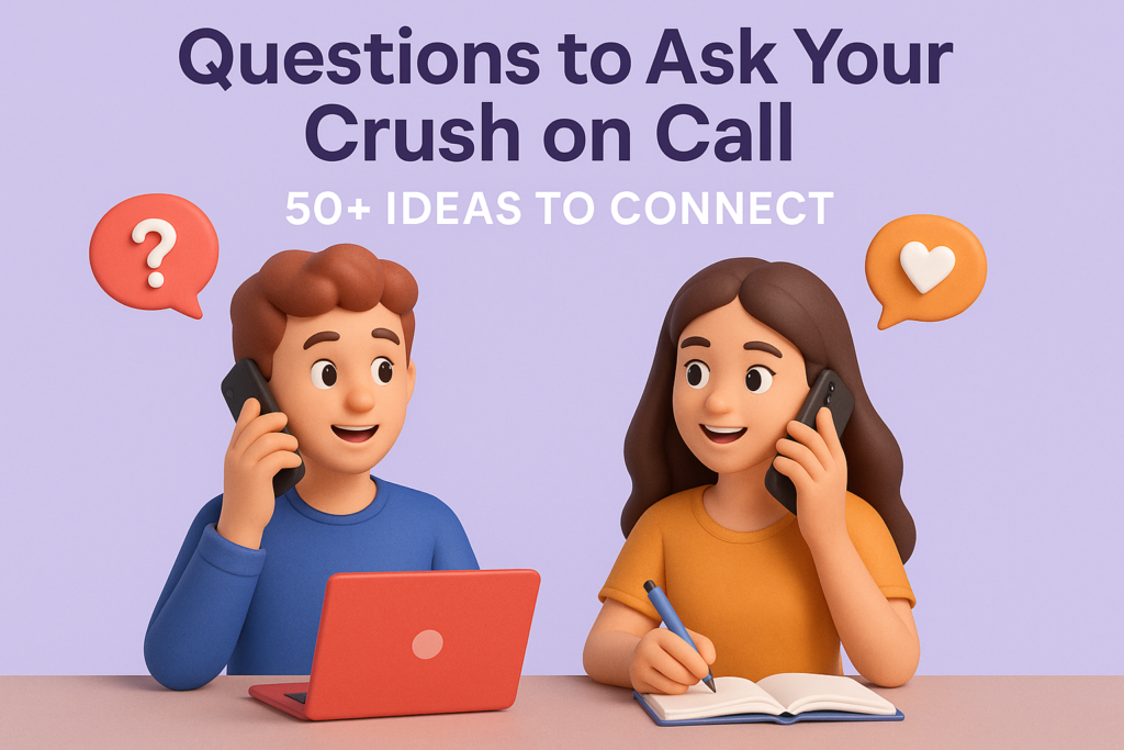 Questions to Ask Your Crush on Call 50+ Ideas to Connect