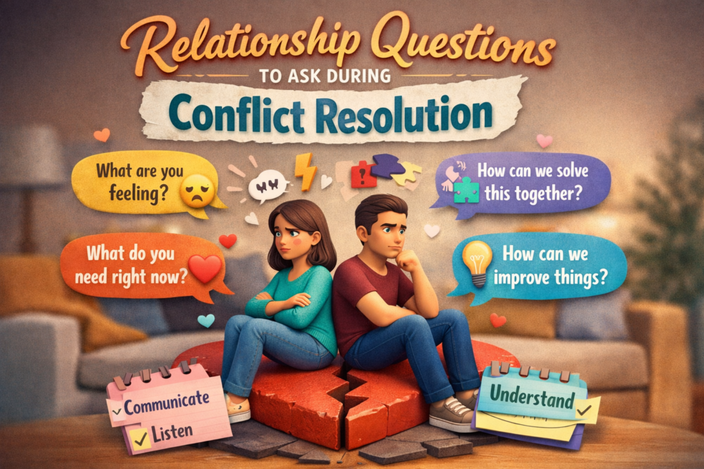 Relationship Questions to Ask During Conflict Resolution