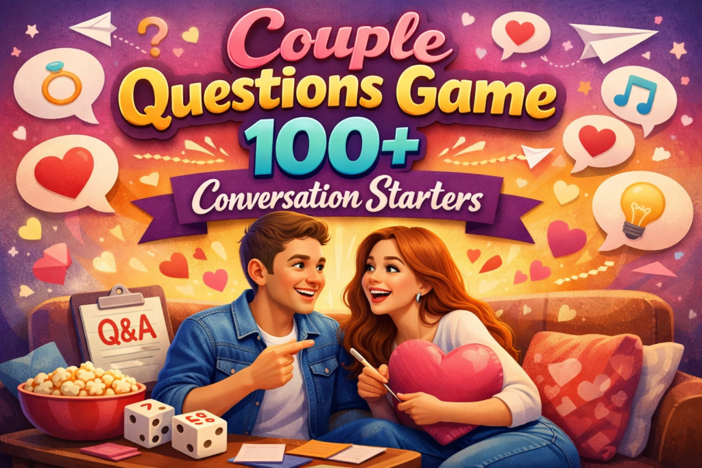 Spicy Couple Questions Game 100+ Hot Conversation Starters