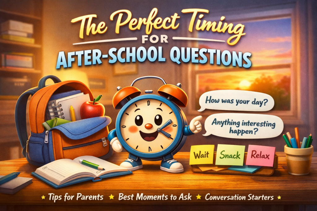 The Perfect Timing for After-School Questions