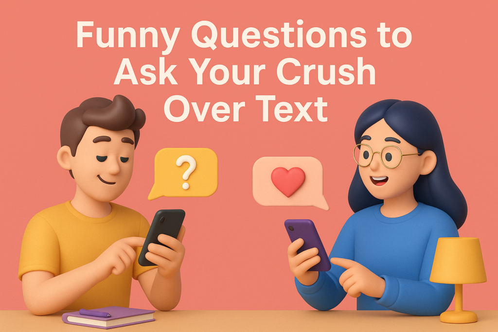 funny questions to ask your crush over text