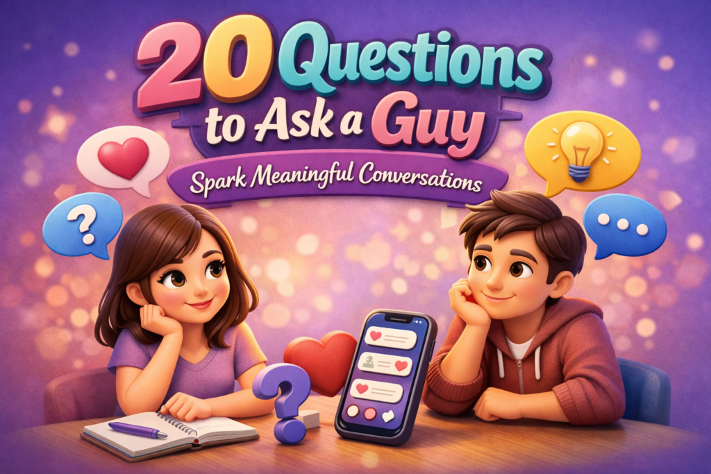 20 Questions to Ask a Guy Spark Meaningful Conversations
