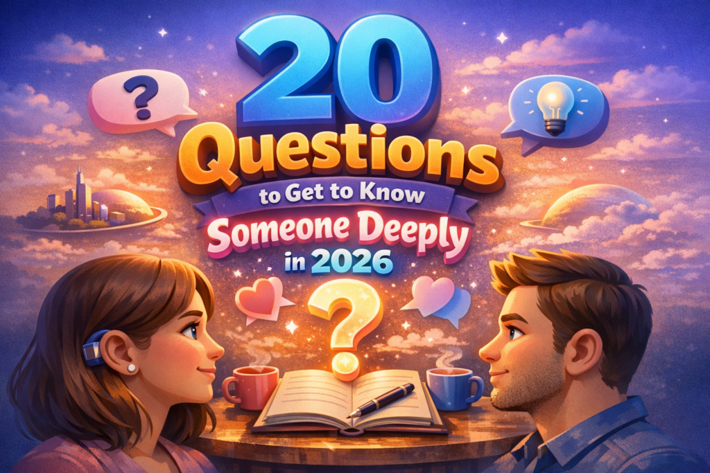 20 Questions to Get to Know Someone Deeply in 2026
