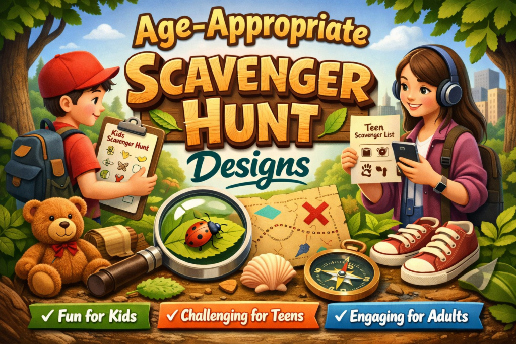 Age-Appropriate Scavenger Hunt Designs