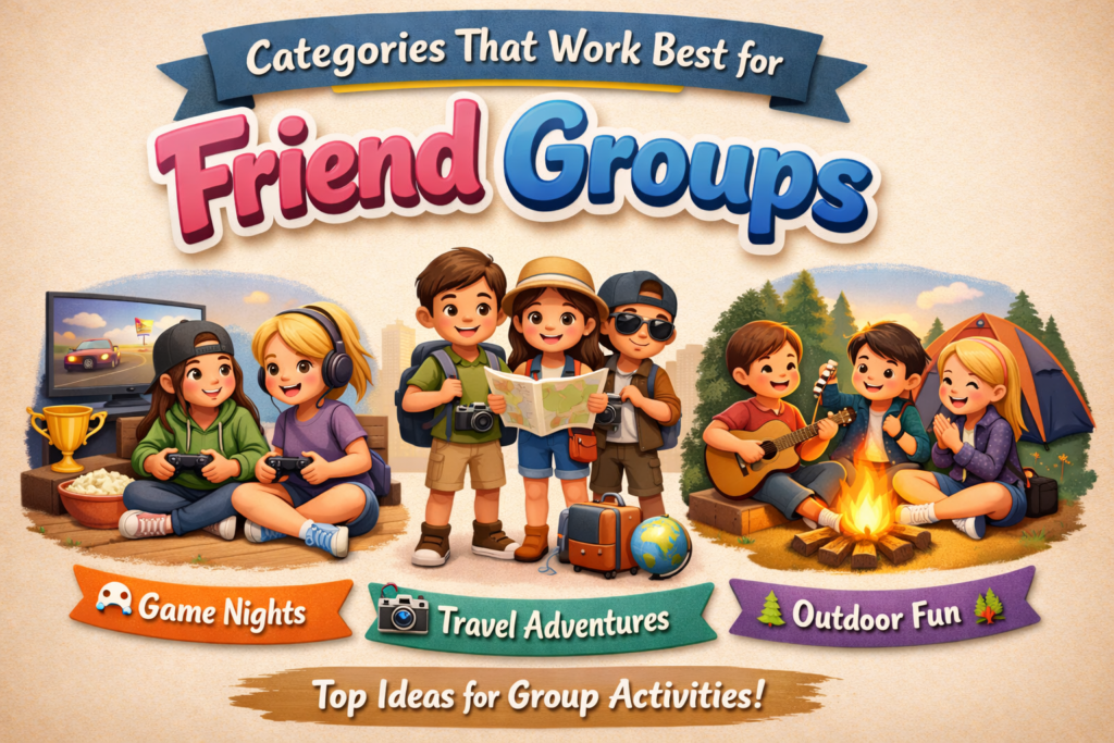 Categories That Work Best for Friend Groups