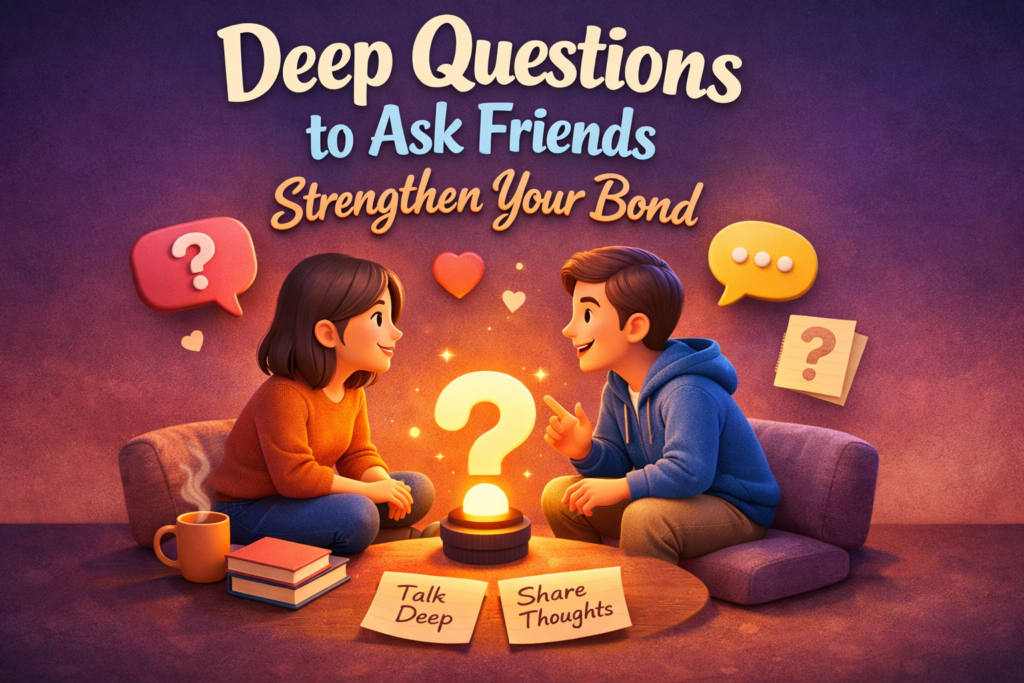 Deep Questions to Ask Friends Strengthen Your Bond