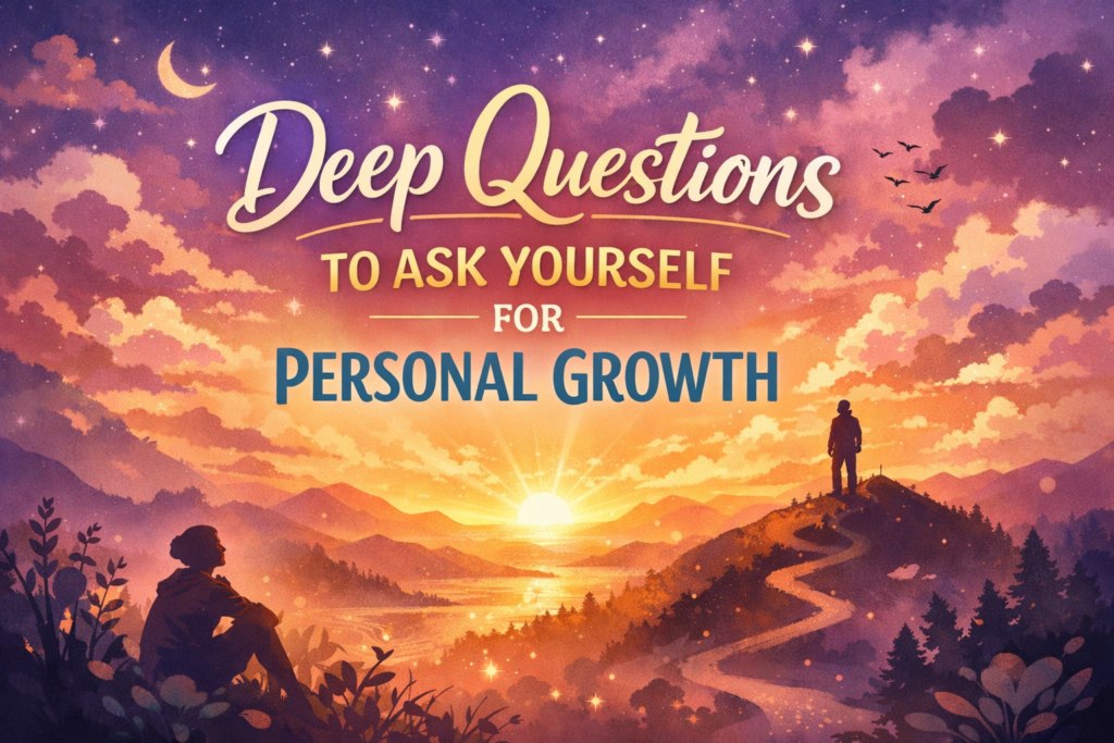 Deep Questions to Ask Yourself for Personal Growth