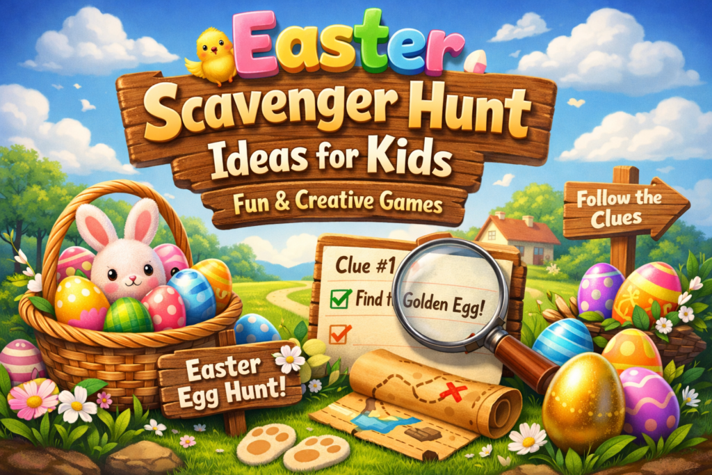 Easter Scavenger Hunt Ideas for Kids Fun & Creative Games