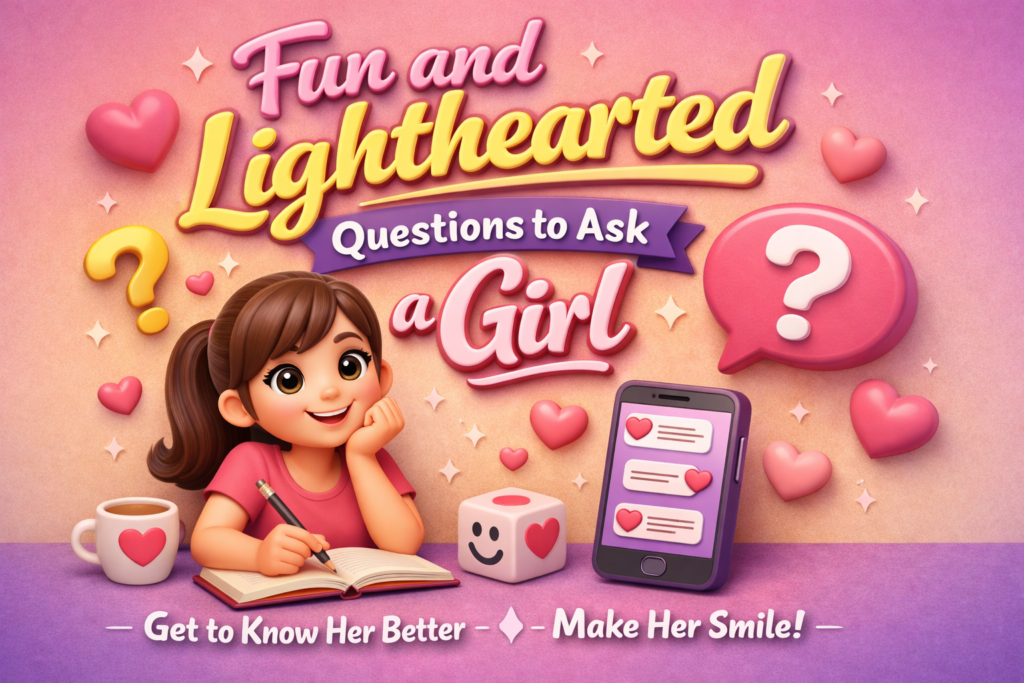 Fun and Lighthearted Questions to Ask a Girl