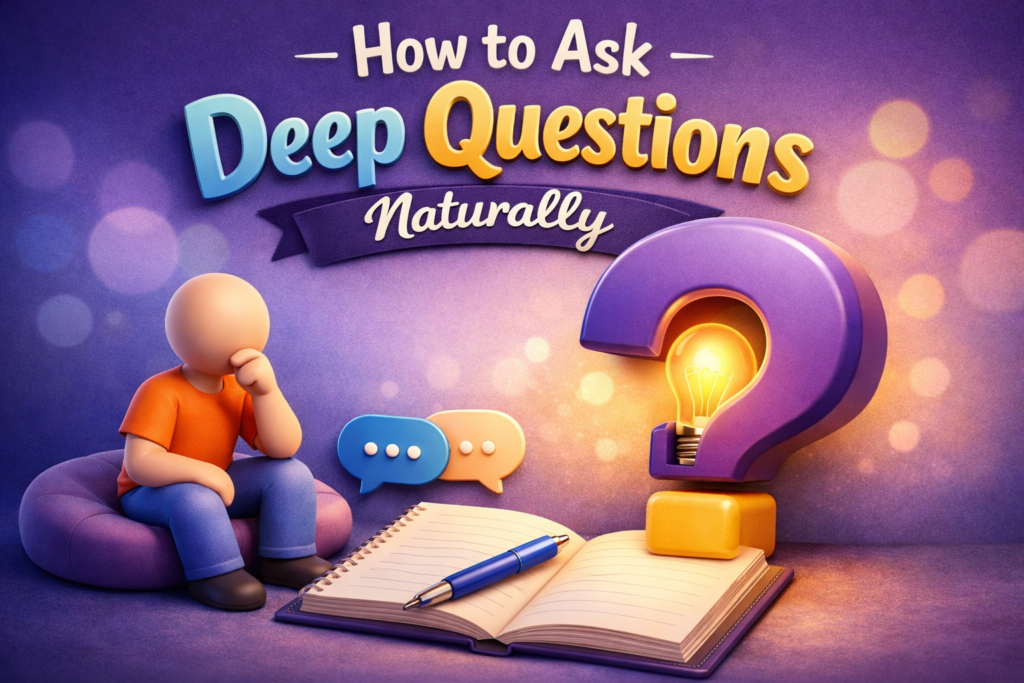 How to Ask Deep Questions Naturally