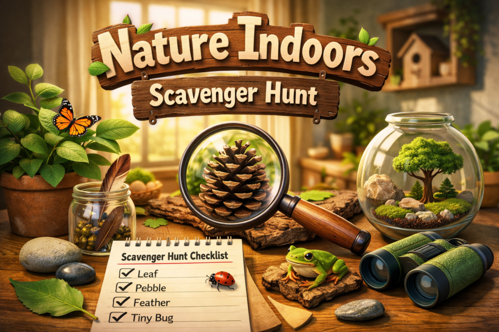 Nature Indoors Scavenger Hunt