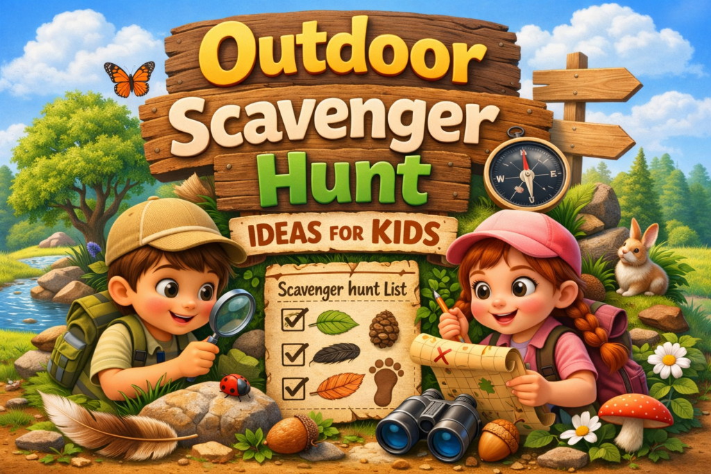Outdoor Scavenger Hunt Ideas for Kids
