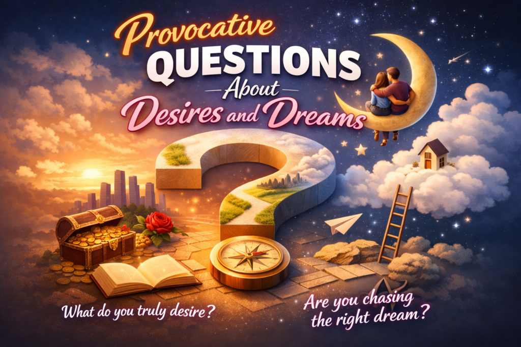Provocative Questions About Desires and Dreams