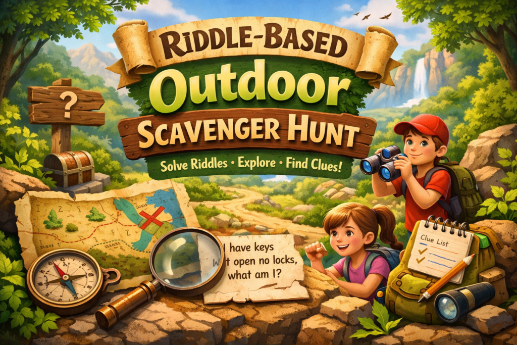 Riddle-Based Outdoor Scavenger Hunt