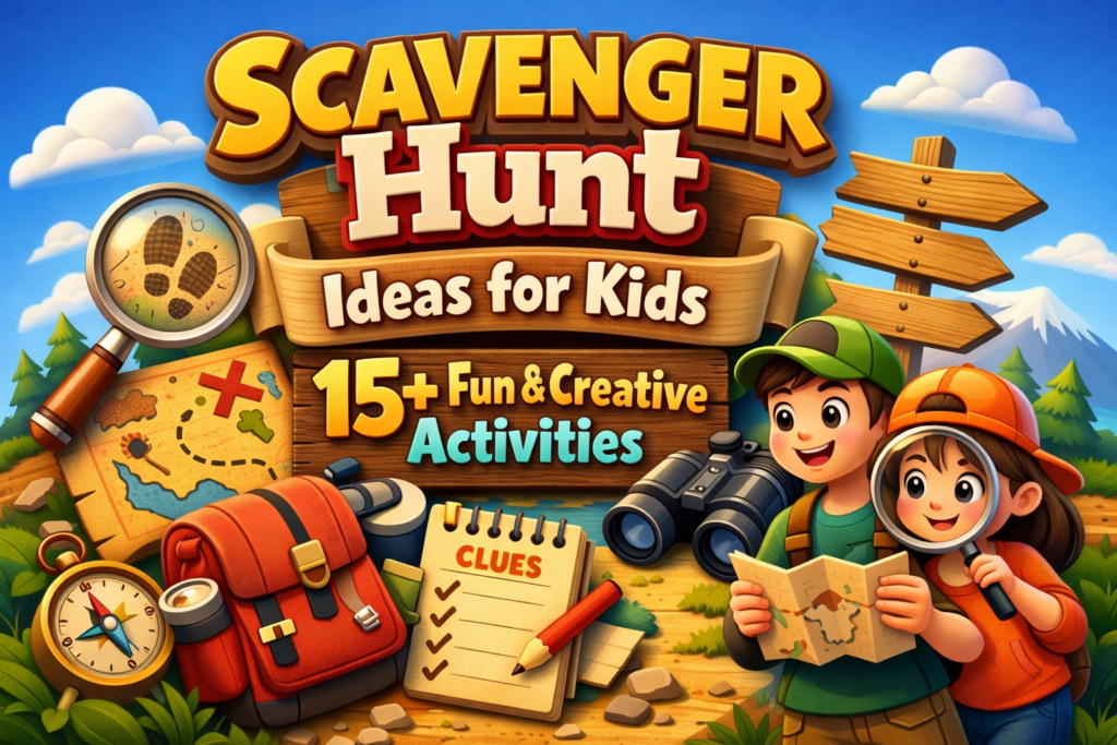 Scavenger Hunt Ideas for Kids 15+ Fun & Creative Activities