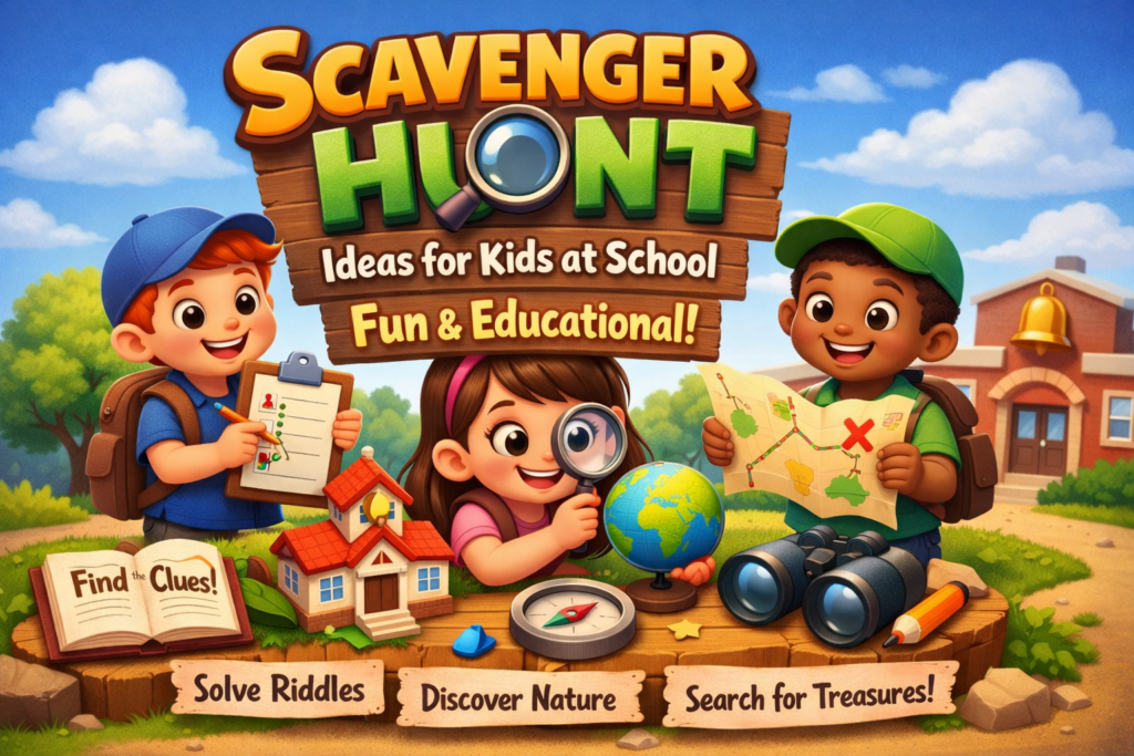 Scavenger Hunt Ideas for Kids at School Fun & Educational