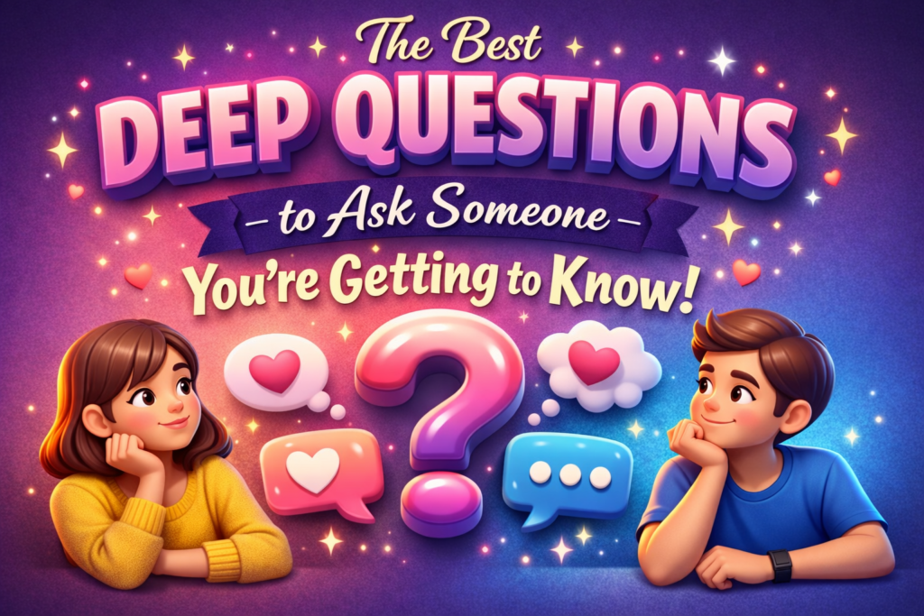 The Best Deep Questions to Ask Someone You're Getting to Know