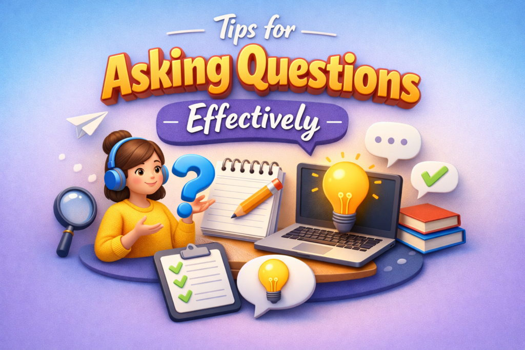 Tips for Asking Questions Effectively
